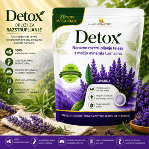 Detox obliži za razstrupljanje Lavanda – premium foot detox obliži z naravnimi sestavinami