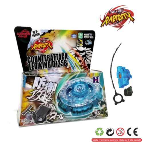 RAPIDITY 4D contett attact Top Metal Fusion 4D Counter Attack Leo King