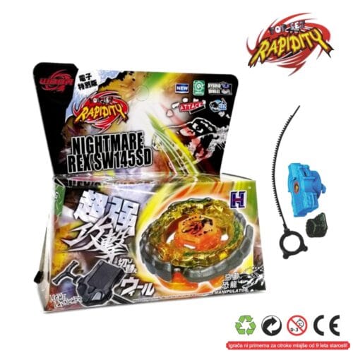 RAPIDITY 4D night marefox Top Metal Fusion 4D Nightmare REX