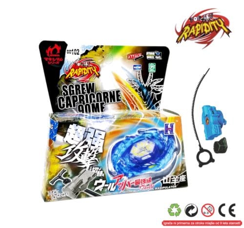 RAPIDITY 4D screw capri Top Metal Fusion 4D Screw Capricorne