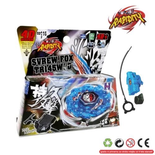 RAPIDITY 4D screw fox Top Metal Fusion 4D Svrew FOX