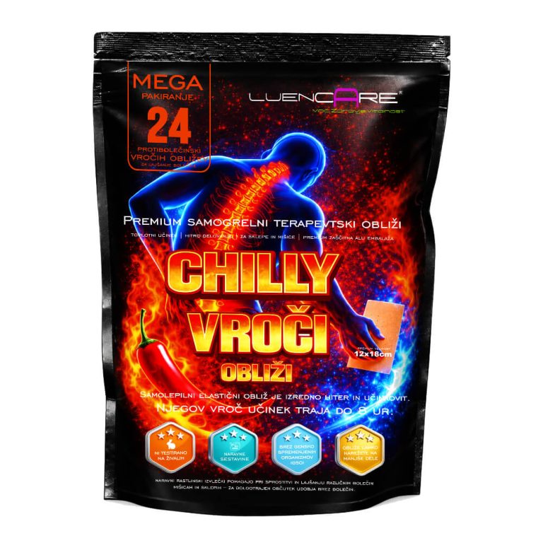 Protibolečinski grelni obliži-HOT CHILLY