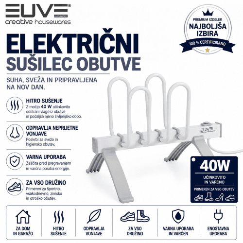 EUVE sušilnik čevljev – 2 parA EUVE sušilnik čevljev – 2 parA