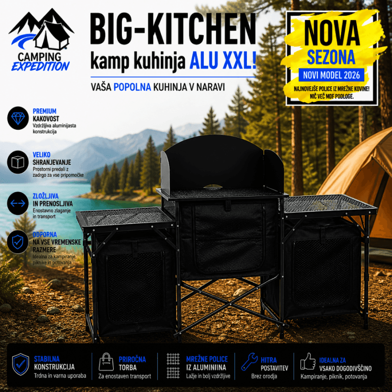 KAMP kuhinja ALU – XXL KAMP kuhinja ALU - XXL