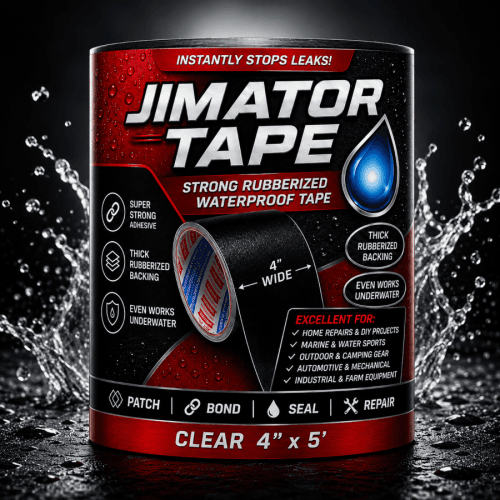 Jimator Tape – Vodoodporni trak za zakrpanje puščanja Jimator Tape vodoodporni trak za zakrpanje puščanja – močno tesnjenje tudi pod vodo