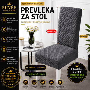 Mehek in trpežen material iz poliestra in elastana zagotavlja udobje in dolgo življenjsko dobo.