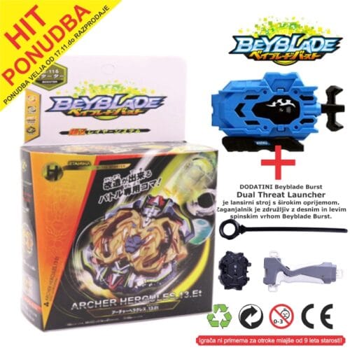 Beyblade BURST  Archer Hercules.13ET B-115 + HIT B48-LONCHER