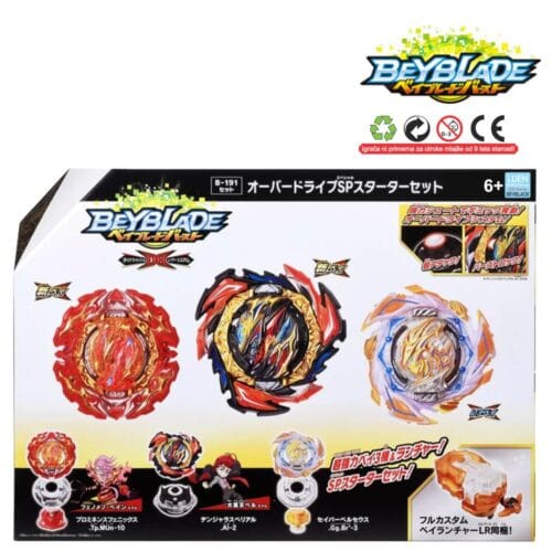 b-191 Beyblade BURST B-191 Overdrive SP Starter Set