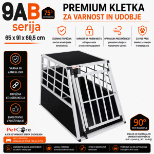Alu kletka za prevoz psa Model 9A