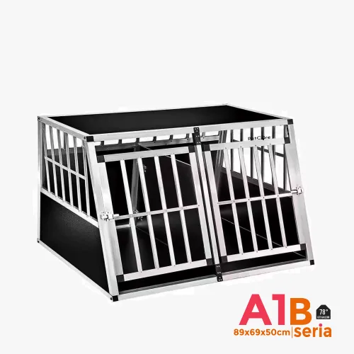 Alu kletka za prevoz psa – Model A1 – aluminijasta transportna kletka
