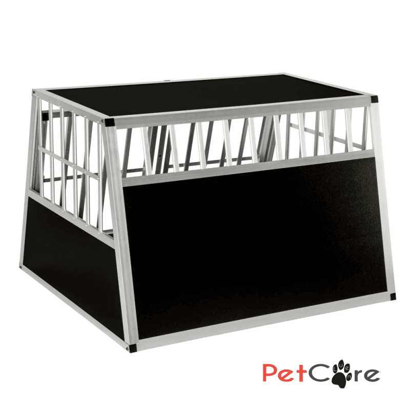 XXL aluminijasta kletka za psa PETCARE B2 z vključeno pregradno steno