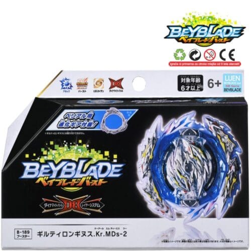 BEYBLADE burst 189 Beyblade BURST B-189 Guilty Longinus Kr.MDs-2+ Gyro with B-184 LR String Launcher