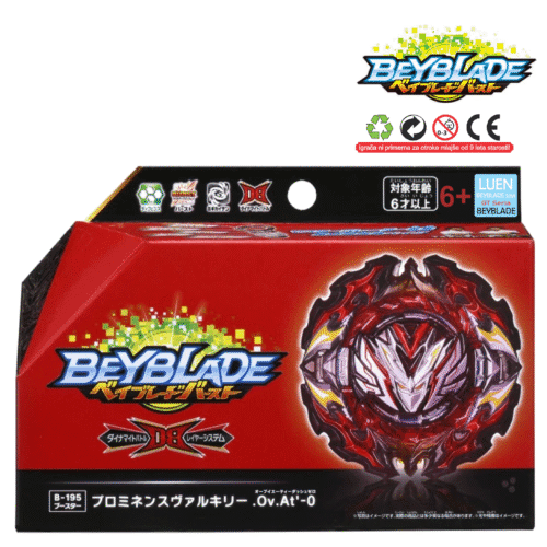 BEYBLADE b-195 Beyblade BURST Bey B-195 Prominence Valkyrie .Ov.At’-00 + Gyro