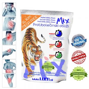 Tigrovi protibolečinski obliži - MIX 3v1