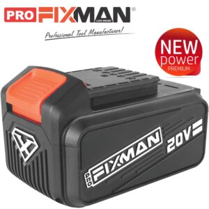 FIXMAN 20V MAX Baterija, Premium 4.0Ah