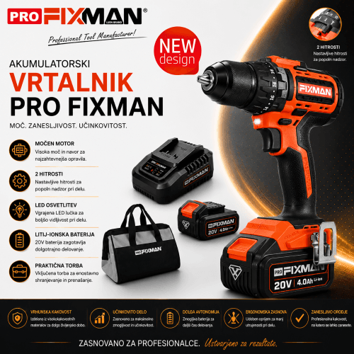 vrtalnik-pro-fixman-21v-aku-vrtalnik.webp Vrtalnik Pro Fixman 21V aku vrtalnik komplet z baterijo