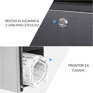 Poštni nabiralnik MAILBOX B3 soft close