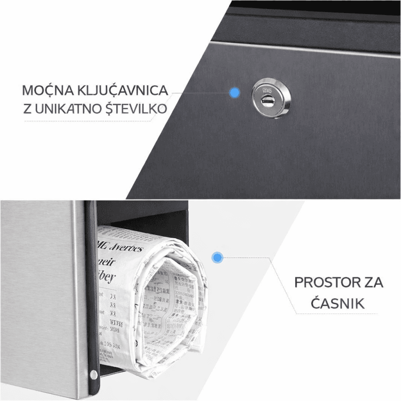 Poštni nabiralnik MAILBOX B3 soft close