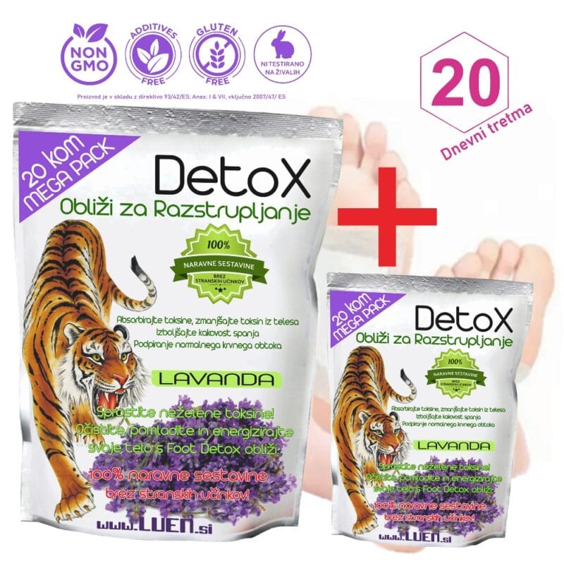Detox-OBLIŽI ZA RAZSTRUPLJANJE-Lavanda