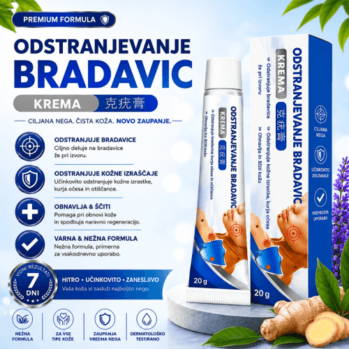 Krema za odstranjevanje bradavic Krema za odstranjevanje bradavic – učinkovita rešitev za bradavice na koži