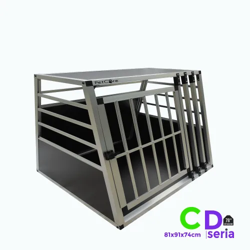 Aluminijasta transportna kletka za pse Pet Care – robusten in varen model