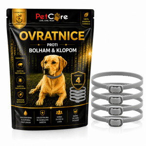 Ovratnice proti klopom za pse in mačke – paket 4 zaščitnih ovratnic