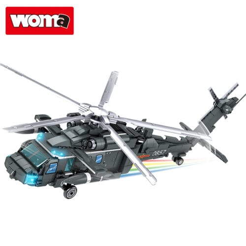 Blok set KOCKE - 861 kos SWAT HELIKOPTER