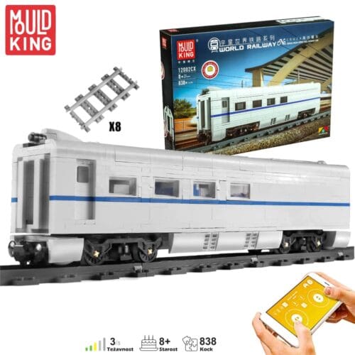 Blok set KOCKE 838 kos - DODATEN VAGON