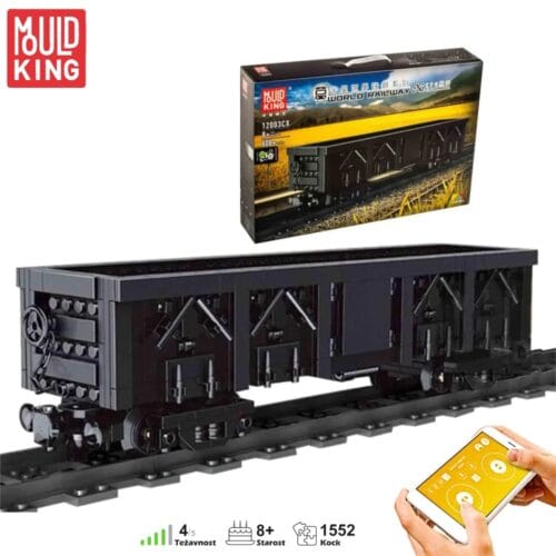 Blok set KOCKE 608 kos - DODATEN VAGON