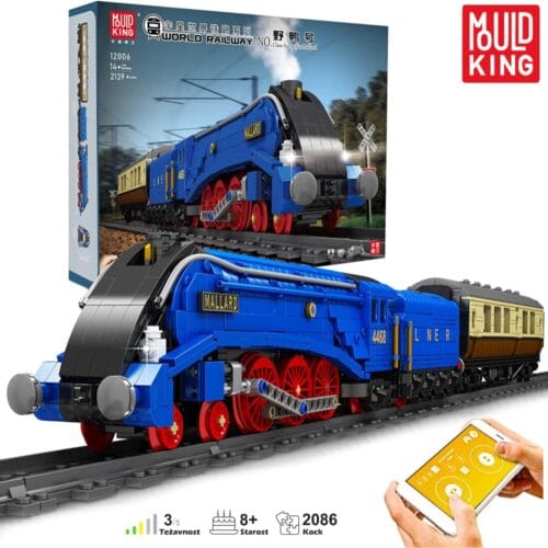 Blok set KOCKE 2086 kos - PARNI POTNIŠKI VLAK