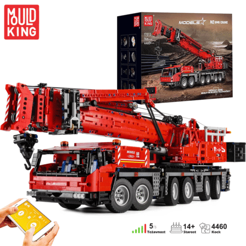 Mould King 17013 – Mobilni Žerjav (Rdeč)