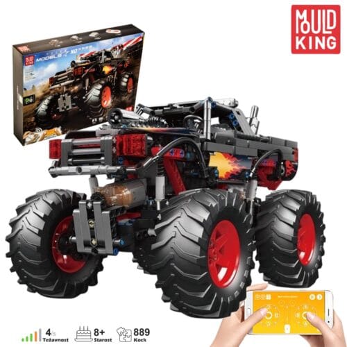 Mould King 18008 monster tovornjak – terensko vozilo iz kock