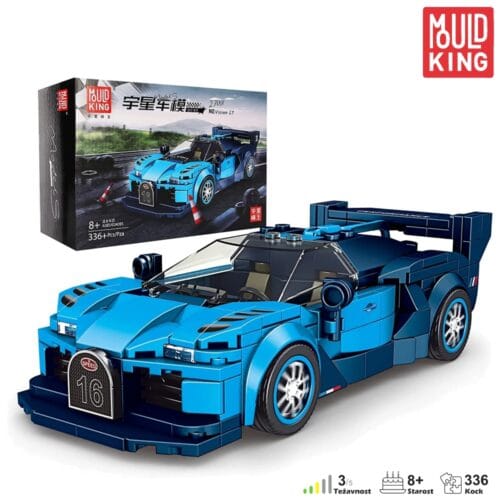 Blok set KOCKE 336 kos - BUGATTI