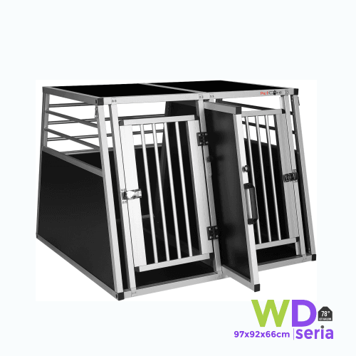 ALU KLETKA PRO aluminijasta transportna kletka za psa MODEL W