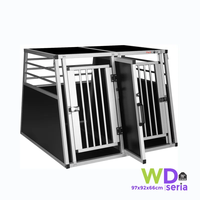 ALU KLETKA PRO aluminijasta transportna kletka za psa MODEL W