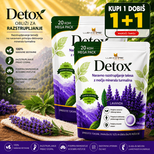 Detox obliži Lavanda | Premium obliži za razstrupljanje Detox obliži za razstrupljanje Lavanda – premium foot detox obliži z naravnimi sestavinami