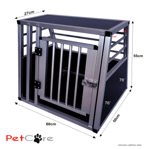 Aluminijasta transportna kletka za psa ALU BOX Y5