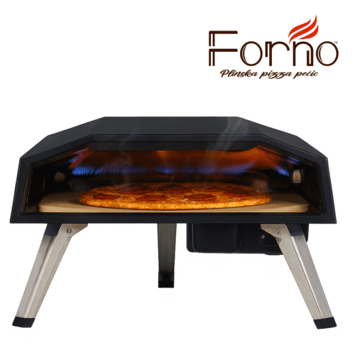 Plinska pizza pečica 16-inch Premium z visokotemperaturnim ogrevanjem in inox konstrukcijo