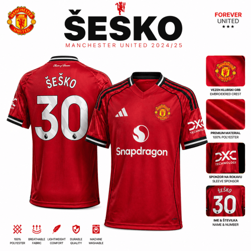 Nogometni dres MAN.UTD - Šeško