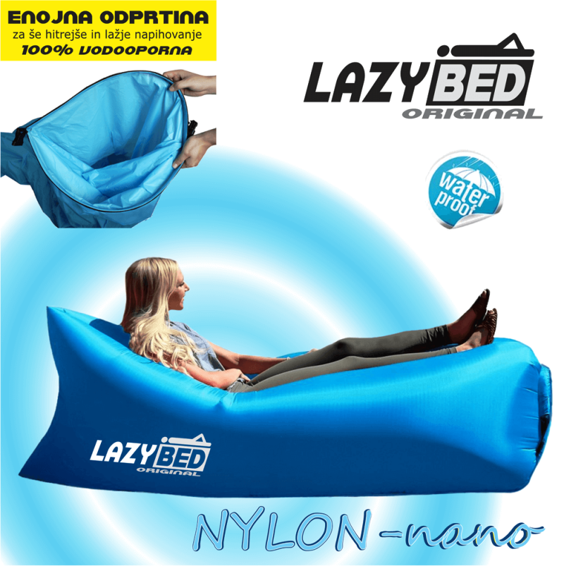 SPLET lazy nano LAZYBED - napihljiva relax blazina CLASSIC