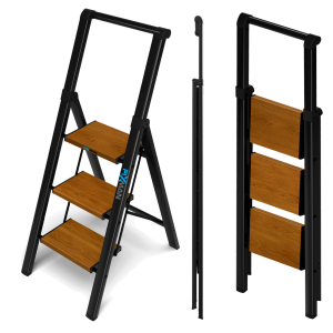 domača lestev 3 stop (2) (1) 3-stopenjske aluminijaste zložljive lestve