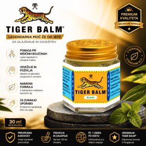 Tiger Balm beli – hladilni zeliščni balzam za mišice in sklepe