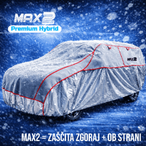 MAX2 pokrivalo proti toči s stransko zaščito za SUV in VAN vozila