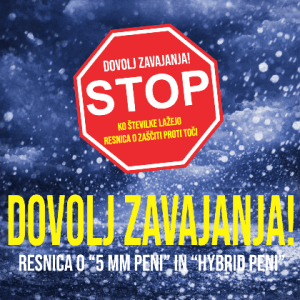 Ne nasedajte zavajajočim podatkom – o 5mm peni zaščito.