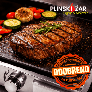 Namizni plinski žar Plancha XXL iz Luen – 4 gorilniki