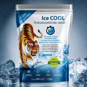 Ice COOL protibolečinski obliži – hladilni hidrogel obliži za mišice, sklepe in hrbet