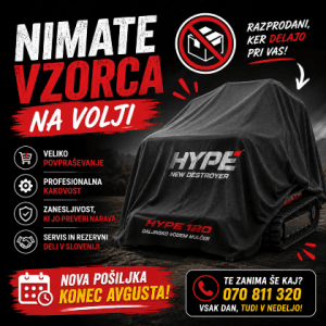Naši mulčerji so preprosto razprodani.