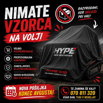 Naši mulčerji so preprosto razprodani.